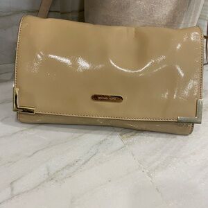 Michael Kors Tan Leather Shoulder Bag/ Clutch